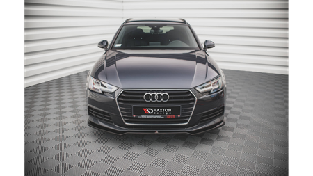 Splitter Przedni v.2 Audi A4 B9 Gloss Black