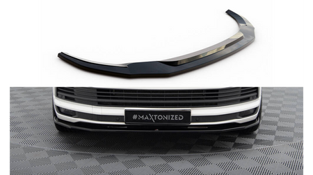 Splitter Przedni v.2 Volkswagen T6 Gloss Black