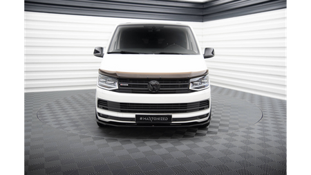 Splitter Przedni v.2 Volkswagen T6 Gloss Black