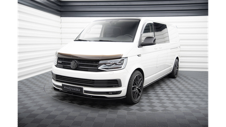 Splitter Przedni v.2 Volkswagen T6 Gloss Black