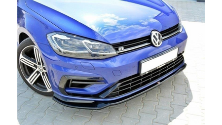 Splitter Przedni v.3 Volkswagen Golf 7 R / R-Line Facelift Gloss Black