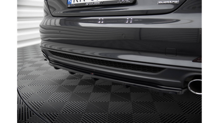 Splitter Tylny Środkowy Audi A5 F5 S-Line (Z Dyfuzorem) Gloss Black