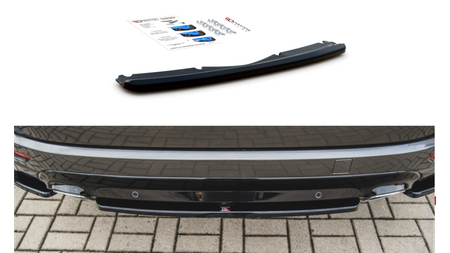 Splitter Tylny Środkowy Ford S-Max Vignale Mk2 Facelift Gloss Black