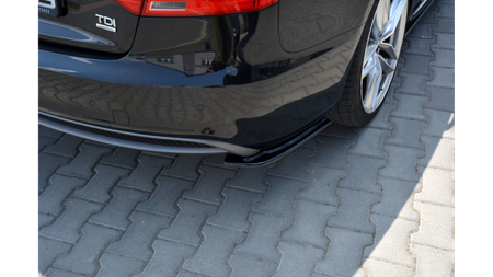 Splittery Tylne Boczne Audi A5 S-Line 8T FL Sportback Gloss Black