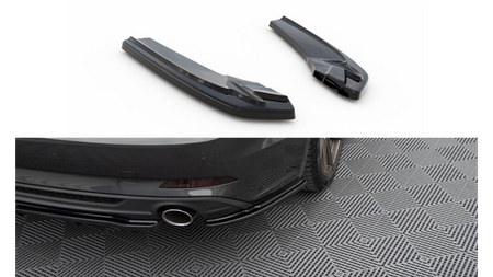 Splittery Tylne Boczne Audi A5 S-Line F5 Sportback Gloss Black
