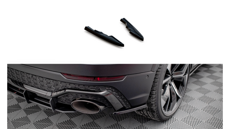 Splittery Tylne Boczne Audi RSQ8 Mk1 Gloss Black