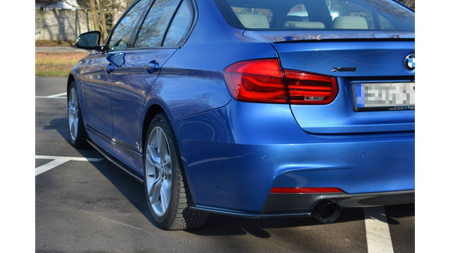 Splittery Tylne Boczne BMW 3-SERIES F30 PHASE-II SEDAN M-SPORT Gloss Black