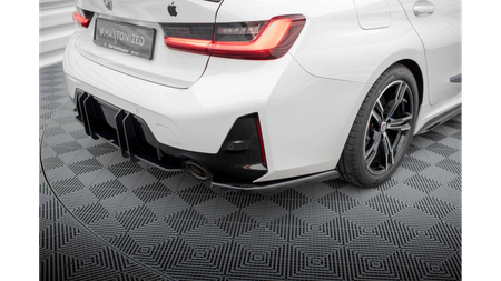 Splittery Tylne Boczne BMW M-Pack G20 / G21 Facelift Gloss Black