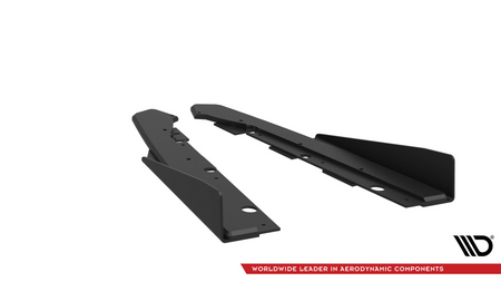 Splittery Tylne Boczne Street Pro + Flaps Kia Proceed GT Mk1 Facelift Black + Gloss Flaps
