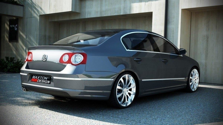 Zderzak Tylny Spoiler Volkswagen Passat B6 (r-line Look) Saloon Z podkładem