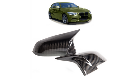 Zestaw osłon lusterek bocznych Carbon BMW 1 F20 F21 2 F22 F23 F87 3 F30 F31 4 F32 F33 F36 X1 E84 2012-2018