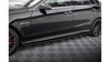 Dokładki Progów Mercedes-Benz E63 AMG / AMG-Line Sedan W212 Facelift Gloss Black