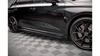 Dokładki Progów Street Pro + Flaps Audi RS3 Sportback 8Y Black + Gloss Flaps