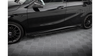 Dokładki Progów Street Pro + Flaps Mercedes-Benz A AMG-Line W176 Facelift Black + Gloss Flaps