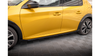 Dokładki Progów Street Pro + Flaps Peugeot 208 GT Mk2 Black + Gloss Flaps