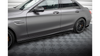 Dokładki Progów Street Pro Mercedes-AMG C63 Sedan / Estate W205 Facelift Black-Red