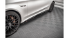 Dokładki Progów v.1 Mercedes-AMG C 63AMG Coupe C205 Facelift Gloss Black