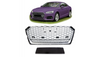 Grill sportowy Silver & Gloss Black AUDI A5 przed liftem 2016-2019