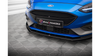 Splitter Przedni Racing Durability + Flaps Ford Focus ST / ST-Line Mk4 Black + Gloss Flaps