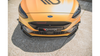 Splitter Przedni Racing Durability + Flaps Ford Focus ST / ST-Line Mk4 Black-Red + Gloss Flaps