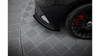 Splitter Przedni Street Pro + Flaps Mercedes-AMG A35 W177 Facelift Black-Red + Gloss Flaps