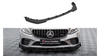 Splitter Przedni Street Pro + Flaps Mercedes-AMG C43 Coupe C205 Facelift Black-Red + Gloss Flaps