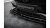 Splitter Przedni Street Pro + Flaps Mercedes-Benz A AMG-Line W176 Facelift Black-Red + Gloss Flaps