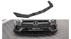Splitter Przedni Street Pro + Flaps Mercedes-Benz A35 AMG / AMG-Line Aero Pack W177 Black + Gloss Flaps
