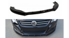 Splitter Przedni v.1 Volkswagen PASSAT CC PRZEDLIFT, STANDARDOWY ZDERZAK Gloss Black