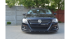 Splitter Przedni v.1 Volkswagen PASSAT CC PRZEDLIFT, STANDARDOWY ZDERZAK Gloss Black