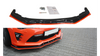 Splitter Przedni v.4 Toyota GT86 FACELIFT Gloss Black + Red