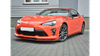 Splitter Przedni v.4 Toyota GT86 FACELIFT Gloss Black + Red