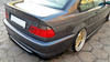 Splitter Tylny Środkowy BMW 3 E46 M-Pack Coupe (Z Dyfuzorem) Gloss Black