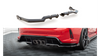 Splitter Tylny Środkowy (Z Dyfuzorem) v.1 + Flaps Honda Civic Type-R Mk 11