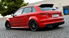 Splittery Tylne Boczne Audi S3 / A3 S-Line 8V Hatchback / Sportback Gloss Black