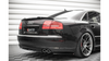 Splittery Tylne Boczne Audi S8 D3 Gloss Black