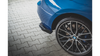 Splittery Tylne Boczne Racing Durability + Flaps BMW M135i F20 Black + Gloss Flaps
