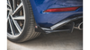 Splittery Tylne Boczne Racing Durability + Flaps Volkswagen Golf 7 R Facelift Black + Gloss Flaps