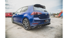 Splittery Tylne Boczne Racing Durability + Flaps Volkswagen Golf 7 R Facelift Red + Gloss Flaps