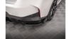 Splittery Tylne Boczne Street Pro + Flaps BMW 2 Coupe M-Pack G42 Black-Red + Gloss Flaps