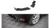Splittery Tylne Boczne Street Pro + Flaps Ford Fiesta ST Mk6 Black + Gloss Flaps