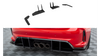 Splittery Tylne Boczne Street Pro Honda Civic Type-R Mk 11 Black-Red