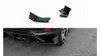 Splittery Tylne Boczne V.4 + Flaps Ford Fiesta ST Mk8 Gloss Black