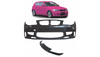 Sport Front Spoiler Matt Black BMW 1 E81 E82 E87 E88 2004-2013